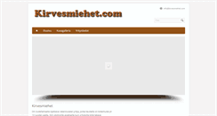 Desktop Screenshot of kirvesmiehet.com