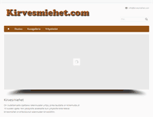 Tablet Screenshot of kirvesmiehet.com